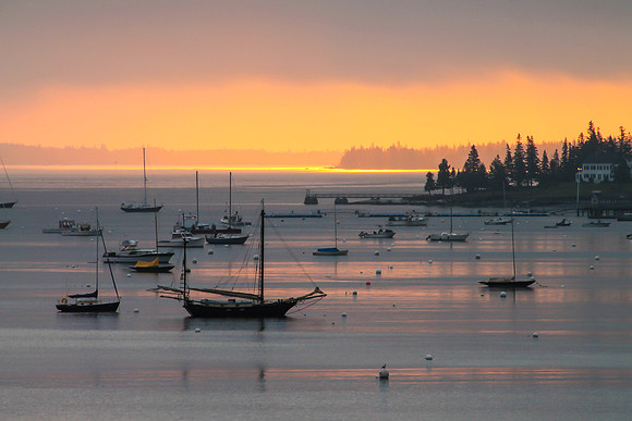 Sunrise at Southwest Harbor